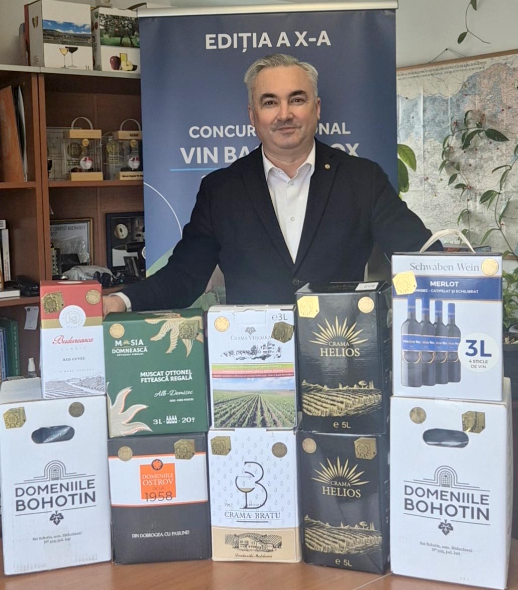 Vinurile românești bag-in-box, premiate la nivel internațional la VINALIES - Best Wine in Box® 2026