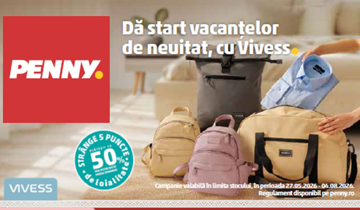 PENNY păstrează programul obișnuit de Rusalii și 1 Iunie și lansează oferte speciale pentru familie, grătar și vacanțe