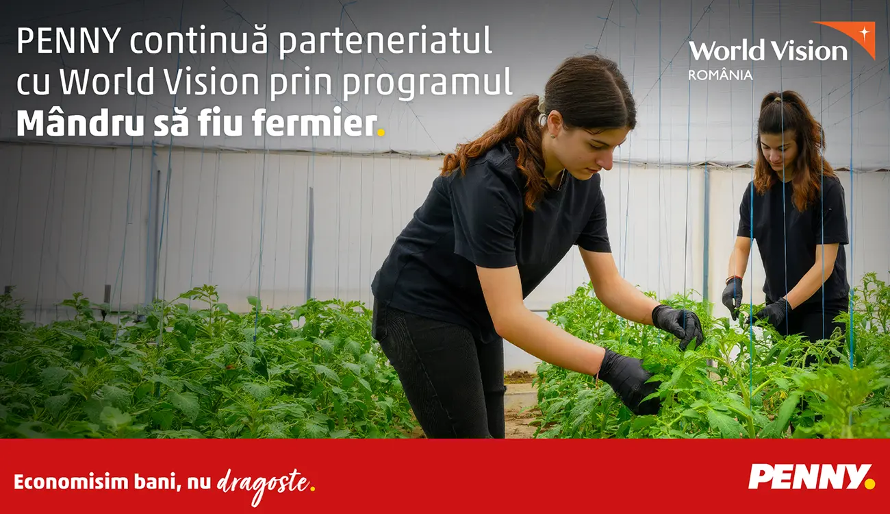 PENNY și World Vision pregătesc viitoarea generație de fermieri din România