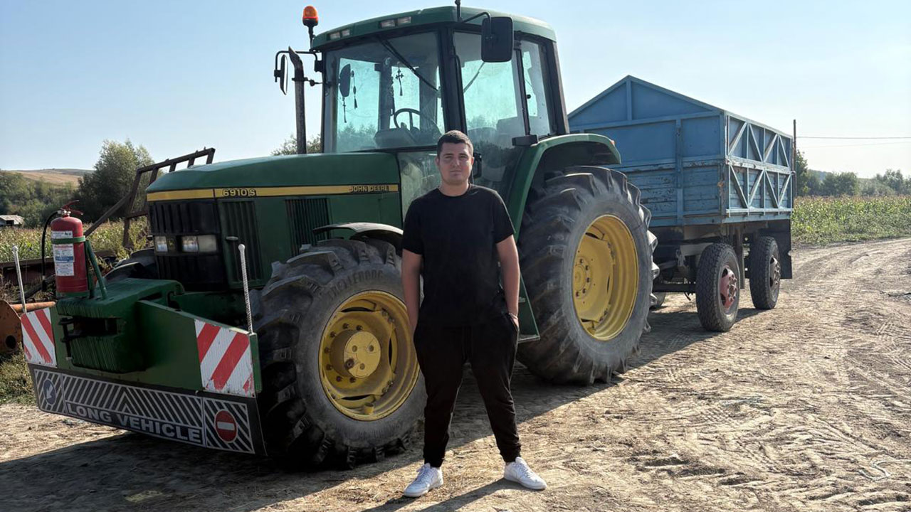 Cristinel Mihai Mocanu - tanar fermier din Bacau