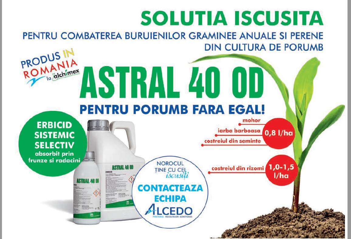 Cauți un erbicid care să combată buruienile monocotiledonate anuale și perene, dar și unele dicotiledonate anuale din cultura porumbului?