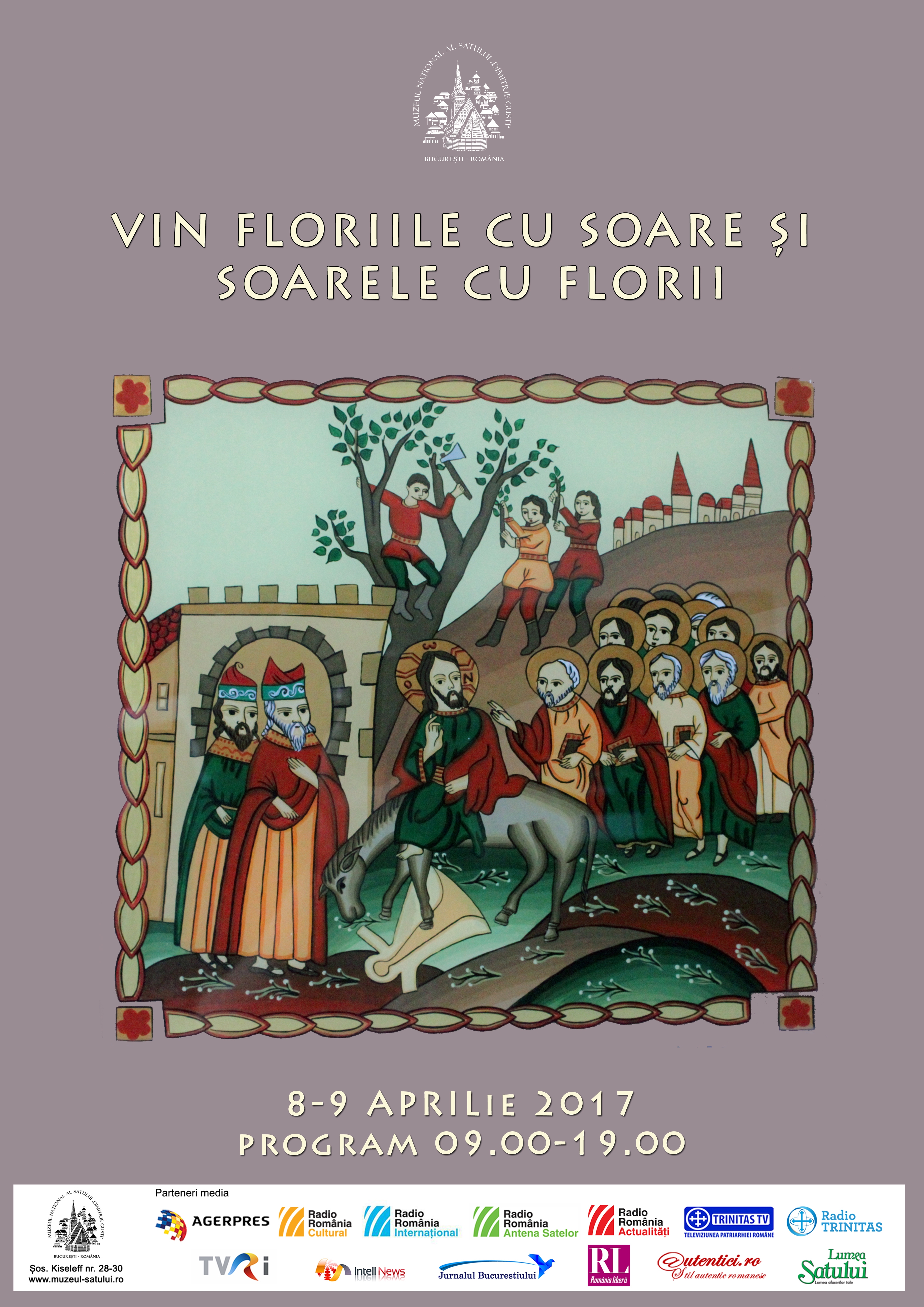 Vin Floriile cu soare și soarele cu Florii 8 - 9 aprilie