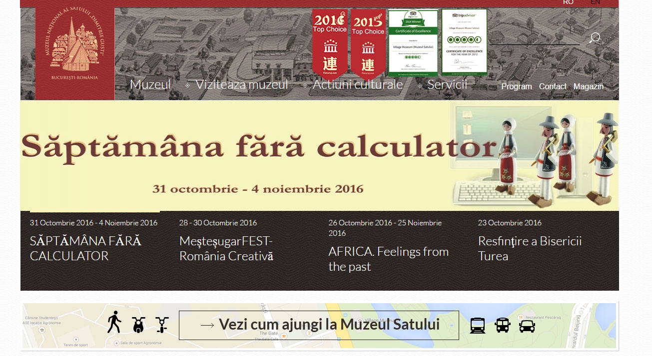 Proiectul educativ „Săptămâna fără calculator” - organizat de Muzeul Naţional al Satului din București