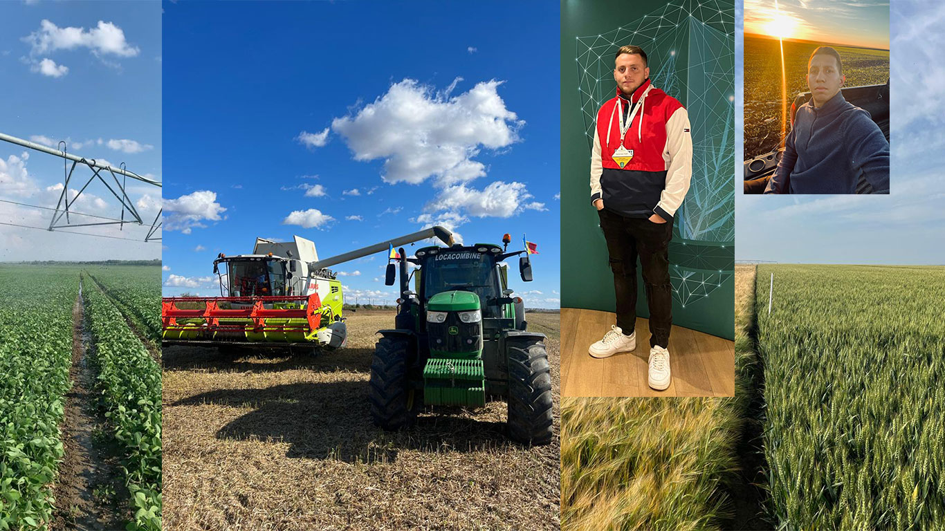 Doi frați și tractoarele lor autonome care lucrează 2.000 ha