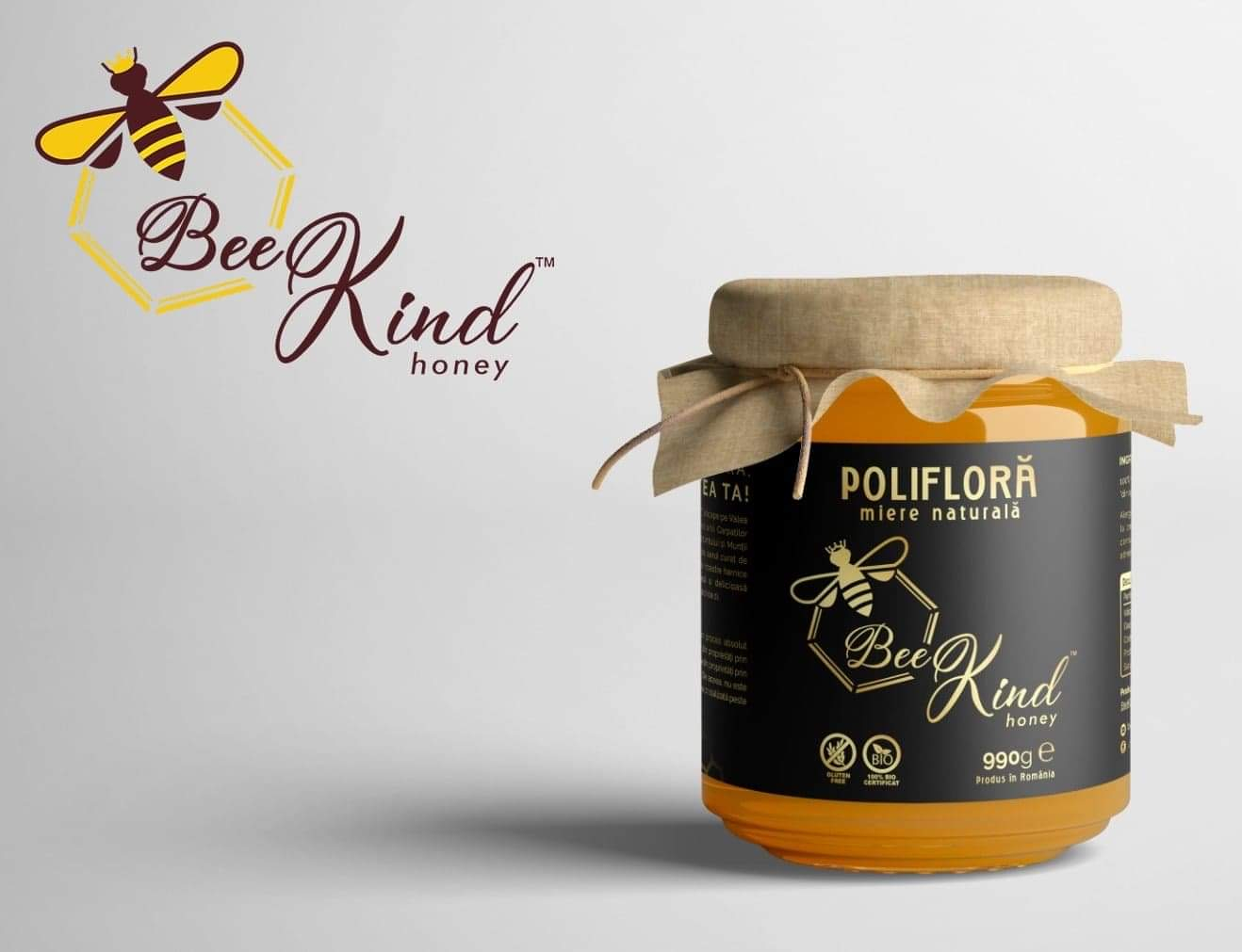 BeeKind: Miere 100% naturală, exact cum albinele o aduc din cer