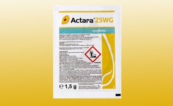 Modificările apărute în omologarea produsului ACTARA® 25 WG