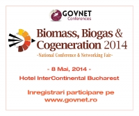 Conferința Națională - Biomasă, Biogaz &amp; Cogenerare România 2014