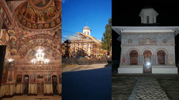 Mica biserică din Sibiciu de Sus, Buzău, restaurată cu bani europeni