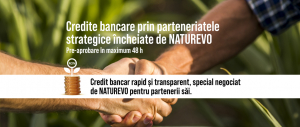 Credite bancare prin parteneriatele strategice incheiate de NATUREVO